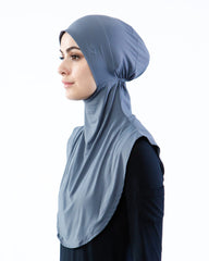 Poise Sport Hijab I.C.E. - Pewter Grey