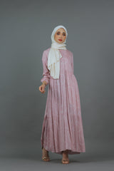 Hayra Rayon Dress - Dusty Pink