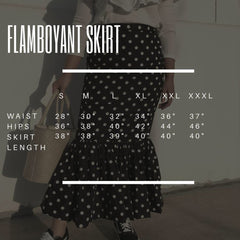 Flamboyant Skirt - Plain Black