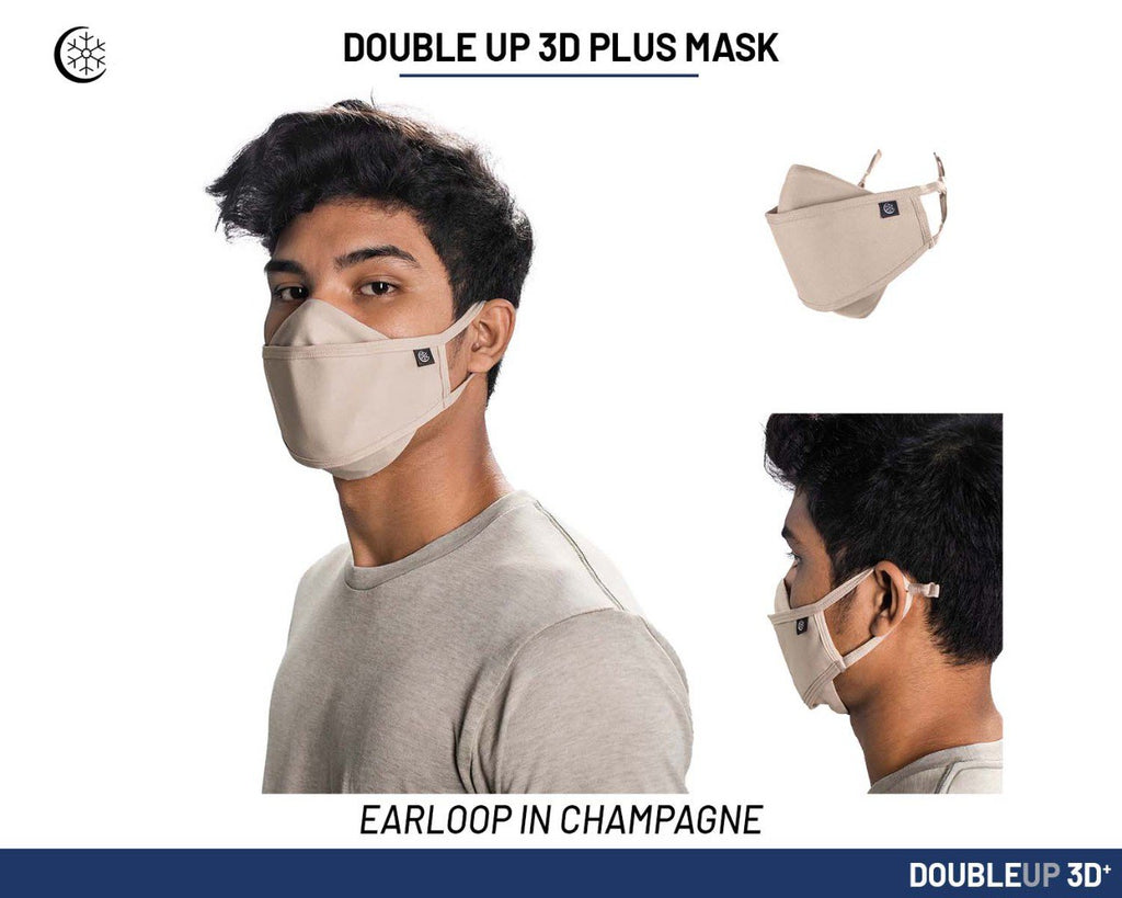 [MASK] READY STOCK - Innersejuk 3D Plus Double Up Mask Earloops