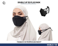 [MASK] Innersejuk 3D+ Tie Back Mask