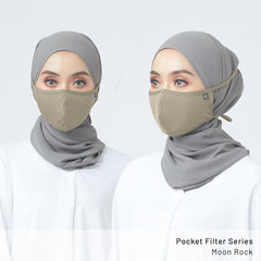 [MASK] Innersejuk Mask Tie Back/Earloop - Pocket Filter