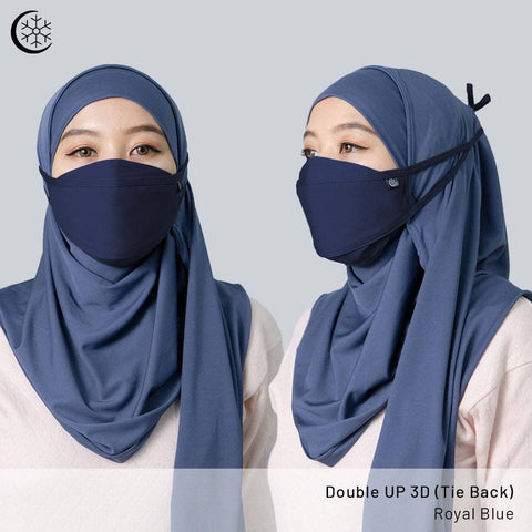 [MASK] Innersejuk 3D Double Up Facemasks - Tie Back